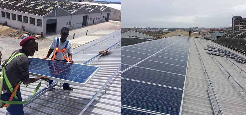 suportes de montagem de telhado ondulado do painel solar China