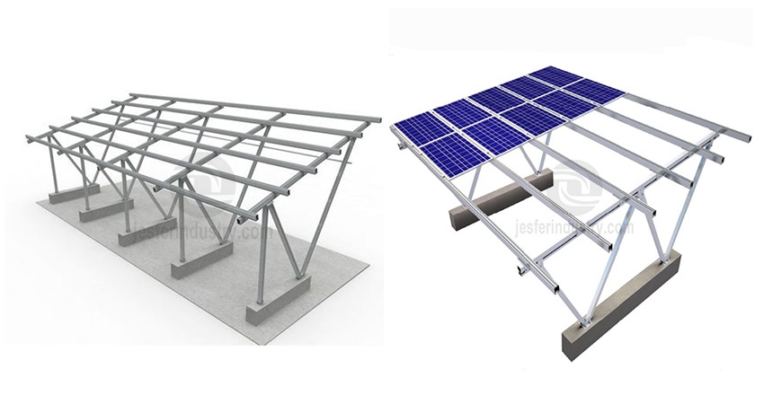 Montagem de carports fotovoltaicos na China fabricante de xiamen