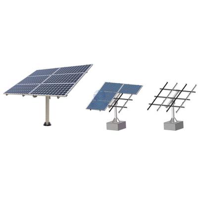 6 pcs módulos solares sistema de montagem de poste à terra
