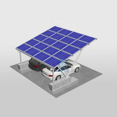 Solução de montagem de garagem fotovoltaica tipo N sistemas solares