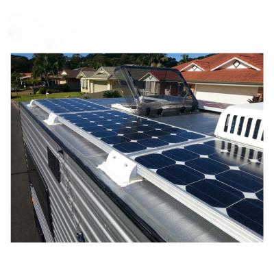 universal 4 pcs Abs painel solar montagens para RV ou barco branco