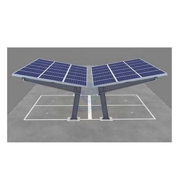 sistema de estruturas solares de estacionamento de aço galvanizado
