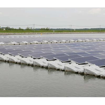 Sistema de estrutura de montagem flutuante fotovoltaica na água