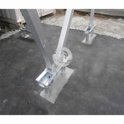 sistema de rack de montagem de garagem solar de alumínio