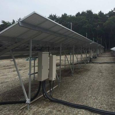 rack de solo de sistemas de montagem solar de alumínio personalizado