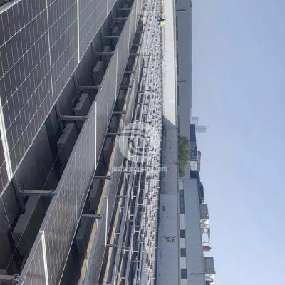 Sistema de estrutura de alumínio para painel solar de telhado plano