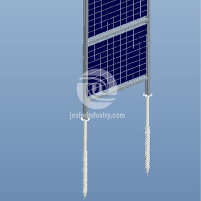 Novo sistema de montagem solar para parede de vedação