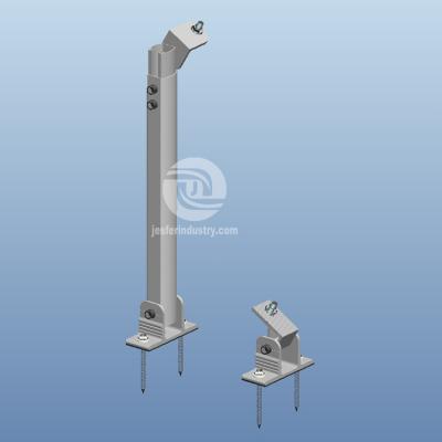 Melhor suporte de estrutura de painel solar com inclinação ajustável