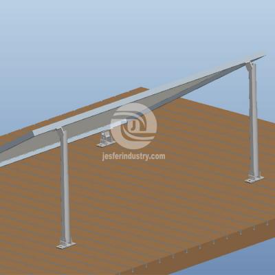 adjustable tilt solar pv module structure