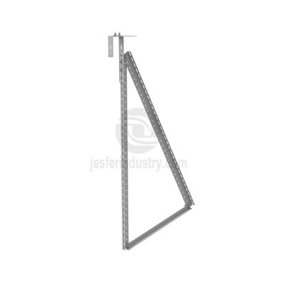 Sistema de rack de montagem de painel solar triangular