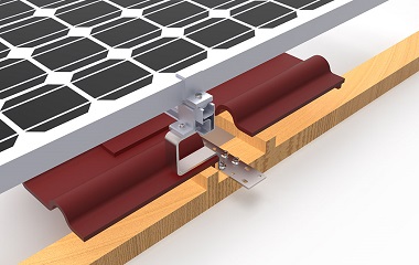 Ganchos de montagem de telhado solar