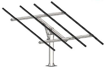Novo modelo de sistema de suporte a polo solar